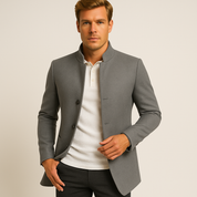 Elegant Mid-Length Structured Coat for Every Occasion