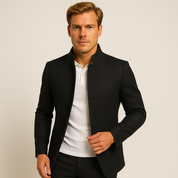 Elegant Mid-Length Structured Coat for Every Occasion