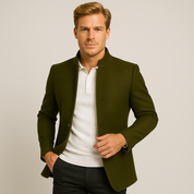 Elegant Mid-Length Structured Coat for Every Occasion