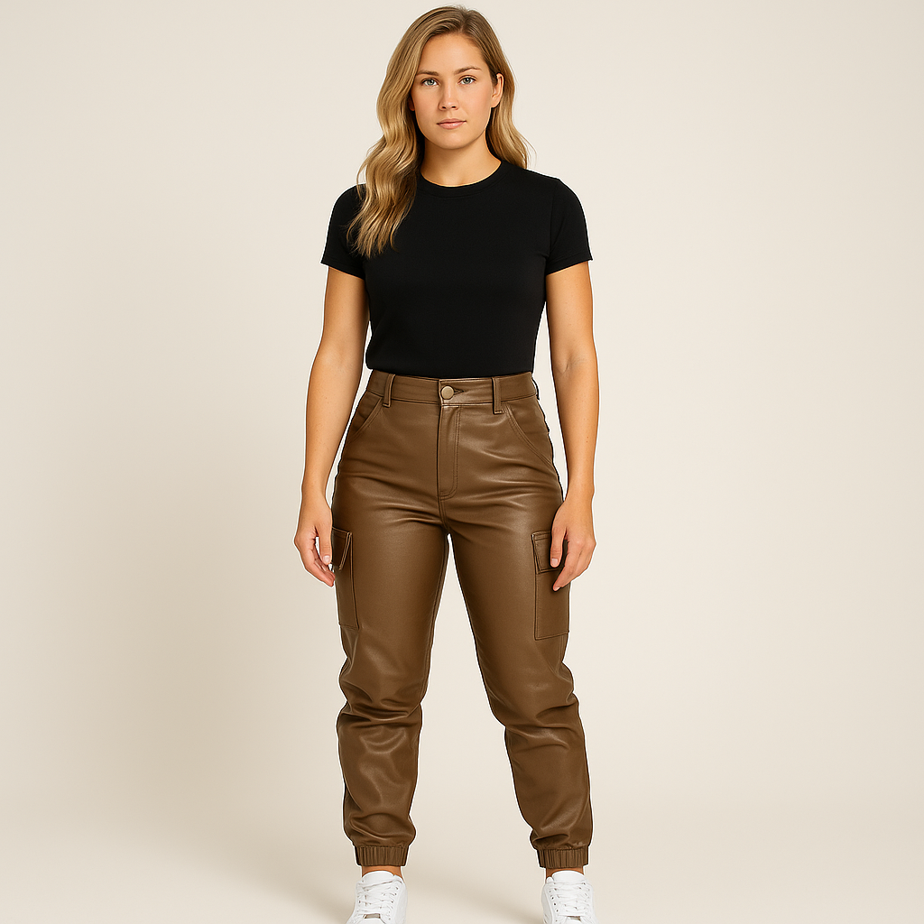 Women's Cargo Pants - Elegant & Comfortable Style for Winter