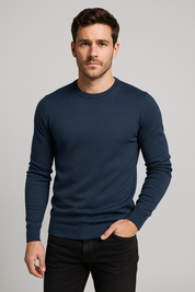 Stylish Slim Fit Knitted Sweater for Men