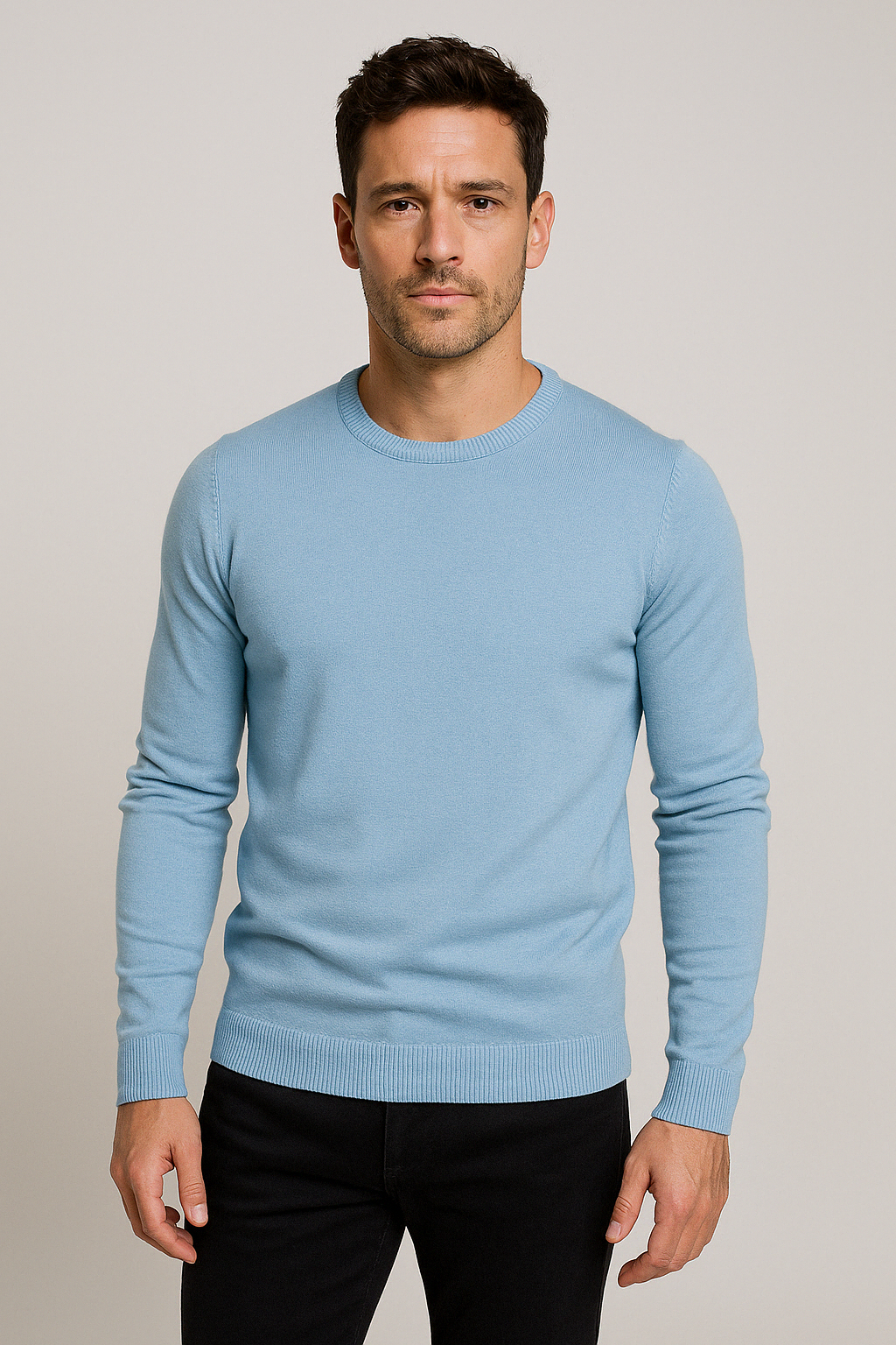 Stylish Slim Fit Knitted Sweater for Men