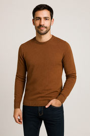 Stylish Slim Fit Knitted Sweater for Men