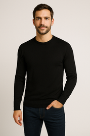 Stylish Slim Fit Knitted Sweater for Men