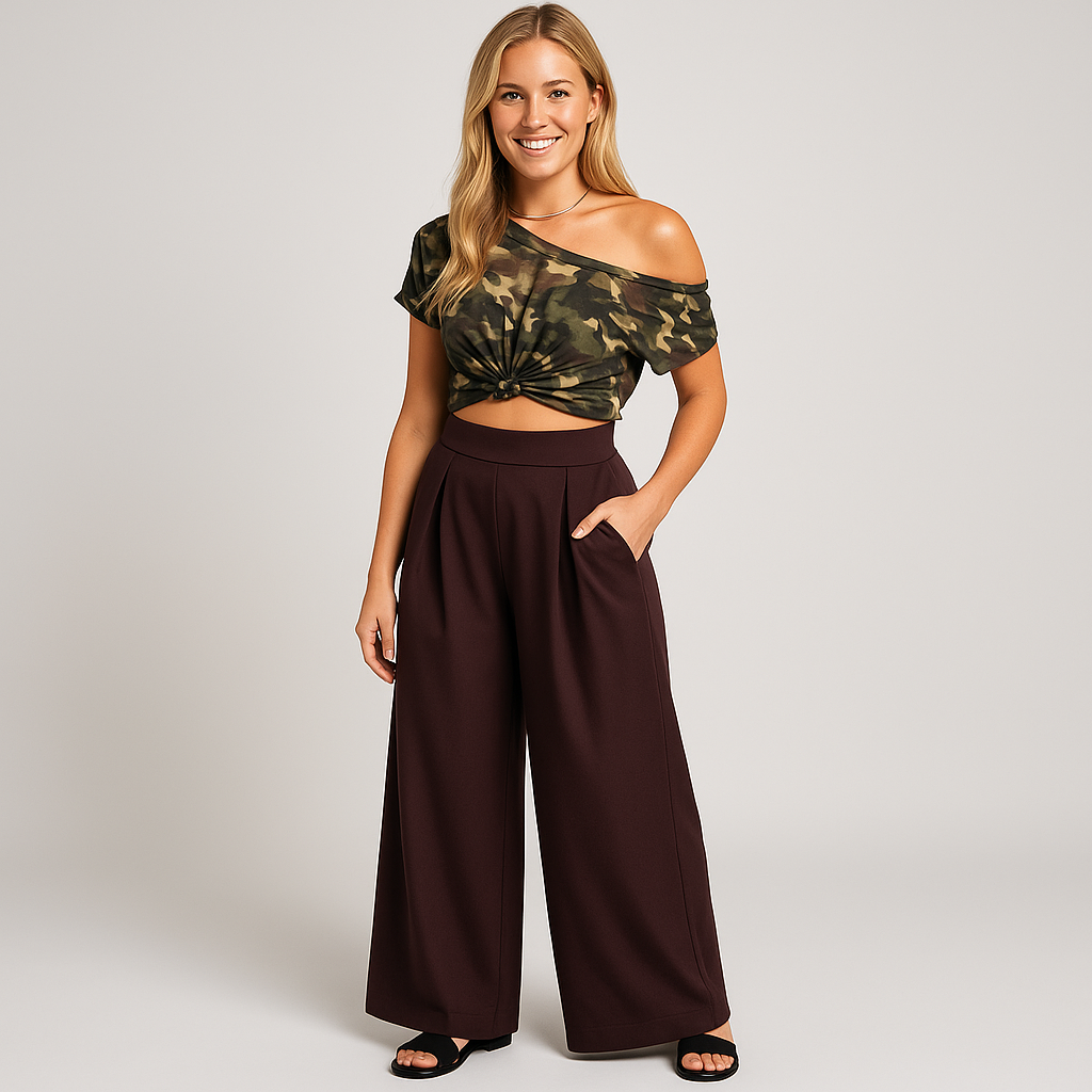 Women's Wide Leg Pants - Stylish Loose Fit for Any Occasion