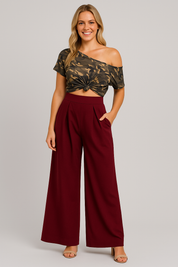 Women's Wide Leg Pants - Stylish Loose Fit for Any Occasion