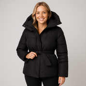 Women's Winter Jacket with Belt - Stylish and Warm Winter Coats for Women