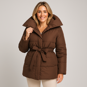 Women's Winter Jacket with Belt - Stylish and Warm Winter Coats for Women