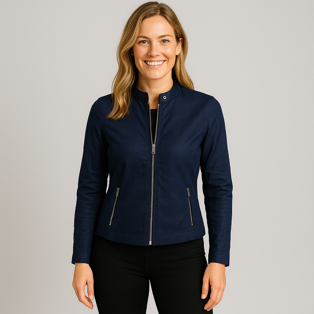 Women's Leather Jacket - Slim Fit Stylish Outerwear for Versatile Fashion