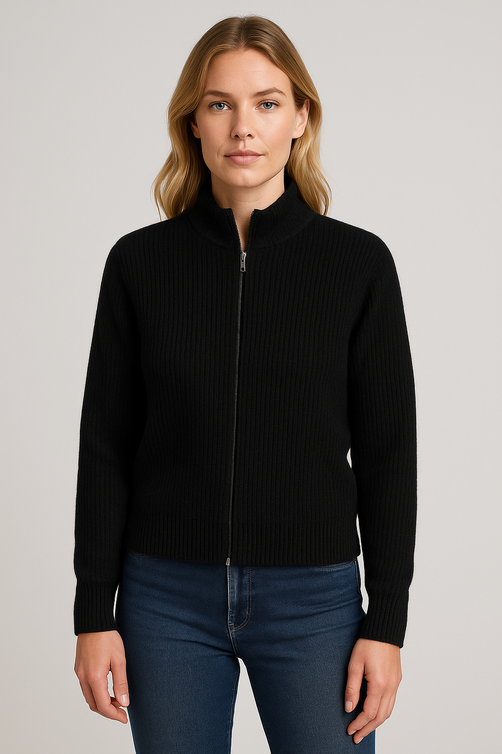 Women's Knit Cardigan - Long Cardigan for Casual and Formal Wear