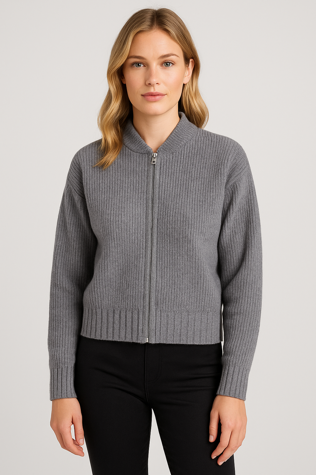 Women's Knit Cardigan - Long Cardigan for Casual and Formal Wear