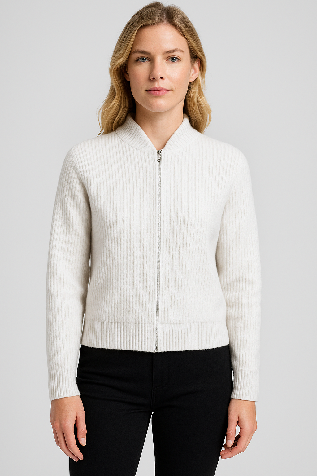 Women's Knit Cardigan - Long Cardigan for Casual and Formal Wear