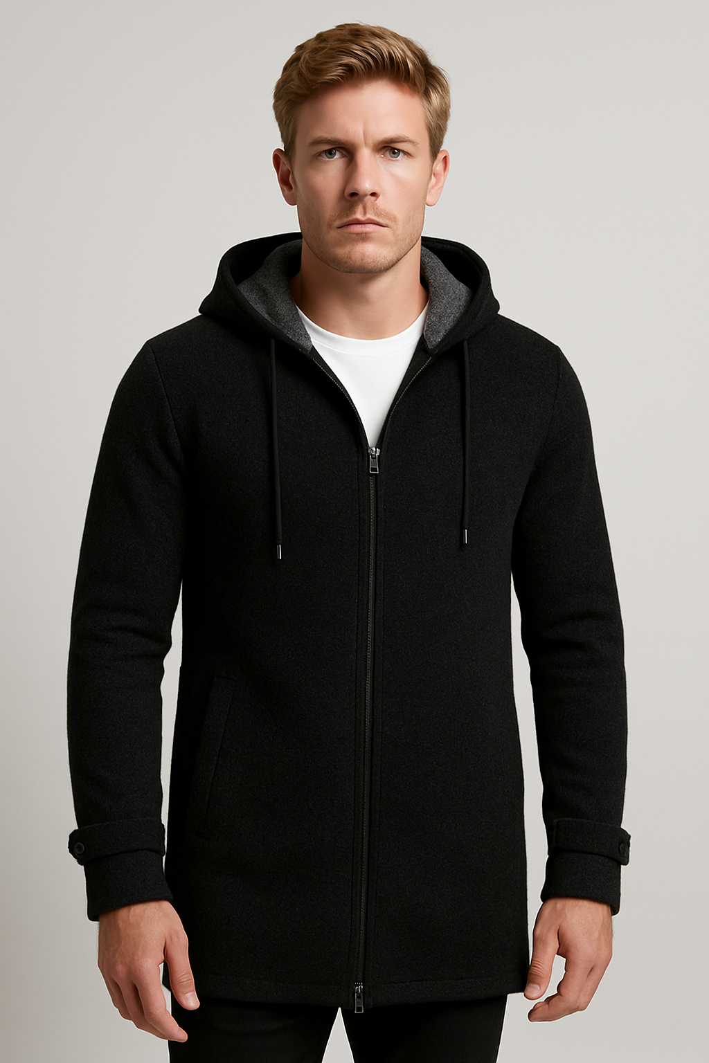 Cozy Hooded Wool Jacket for Ultimate Warmth and Style