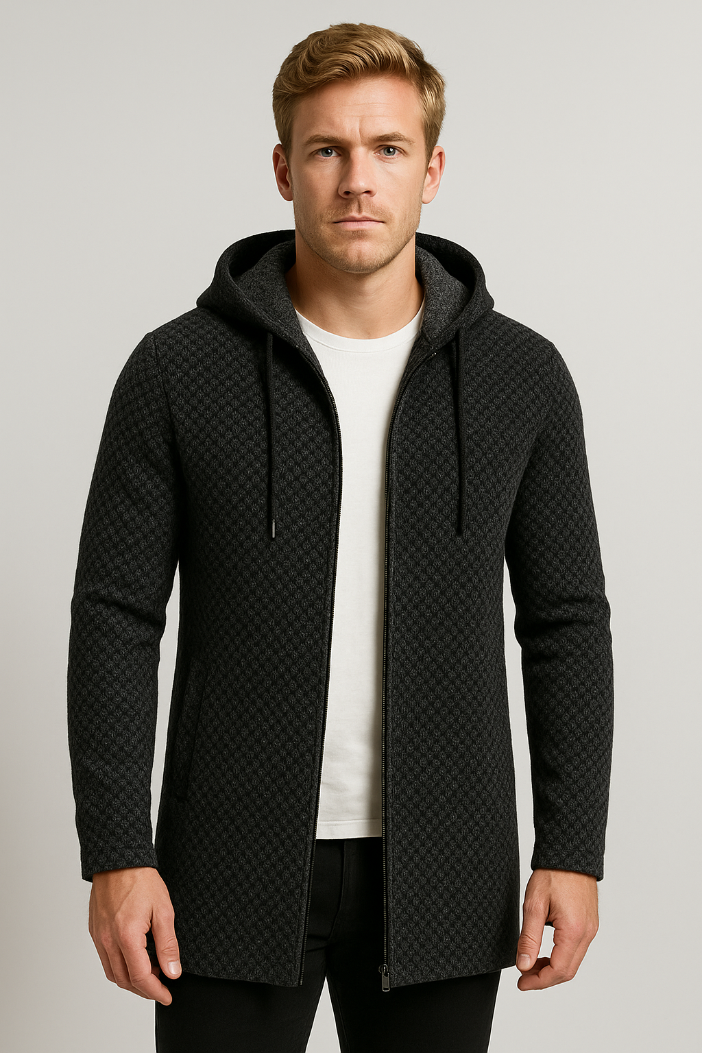 Cozy Hooded Wool Jacket for Ultimate Warmth and Style