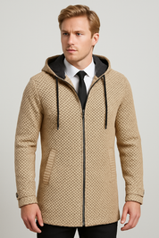 Cozy Hooded Wool Jacket for Ultimate Warmth and Style