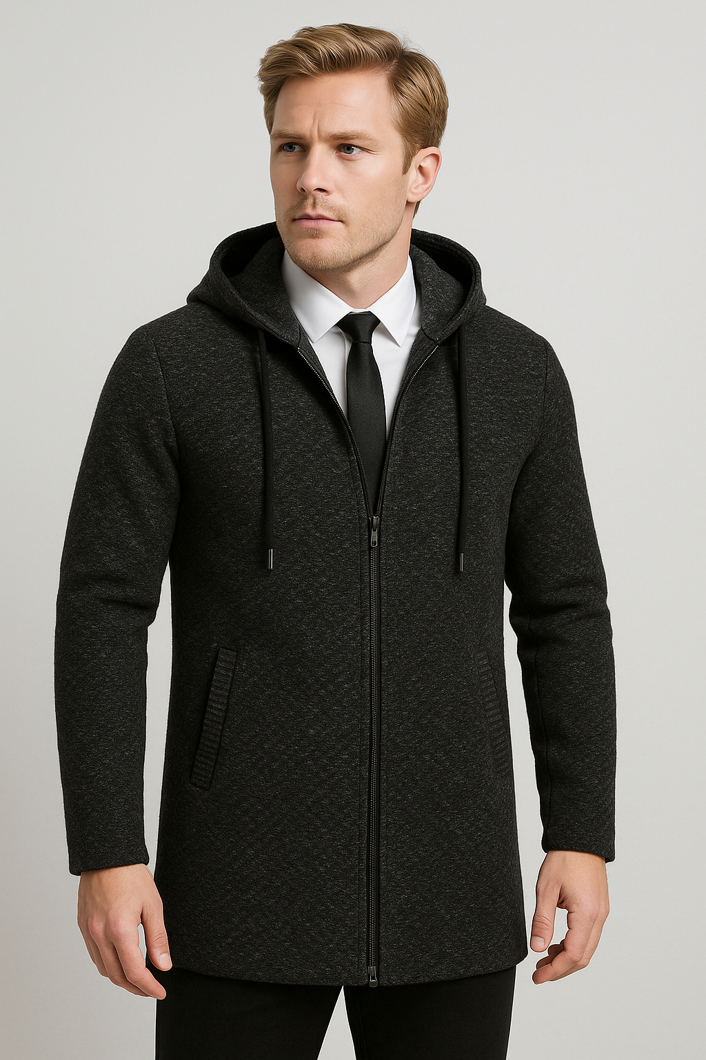 Cozy Hooded Wool Jacket for Ultimate Warmth and Style