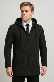 Cozy Hooded Wool Jacket for Ultimate Warmth and Style