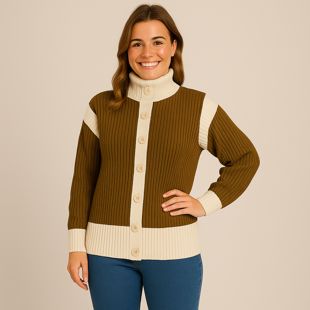 Women's Cozy Autumn Sweater - Soft Breathable Knit, Relaxed Fit, Perfect for Layering