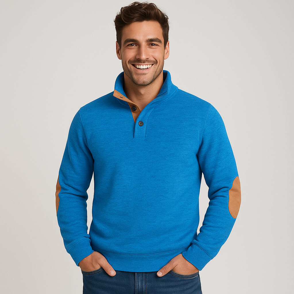 Men's Half Zip Sweater - Warm, Comfortable, and Stylish for Winter