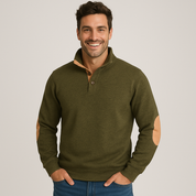 Men's Half Zip Sweater - Warm, Comfortable, and Stylish for Winter