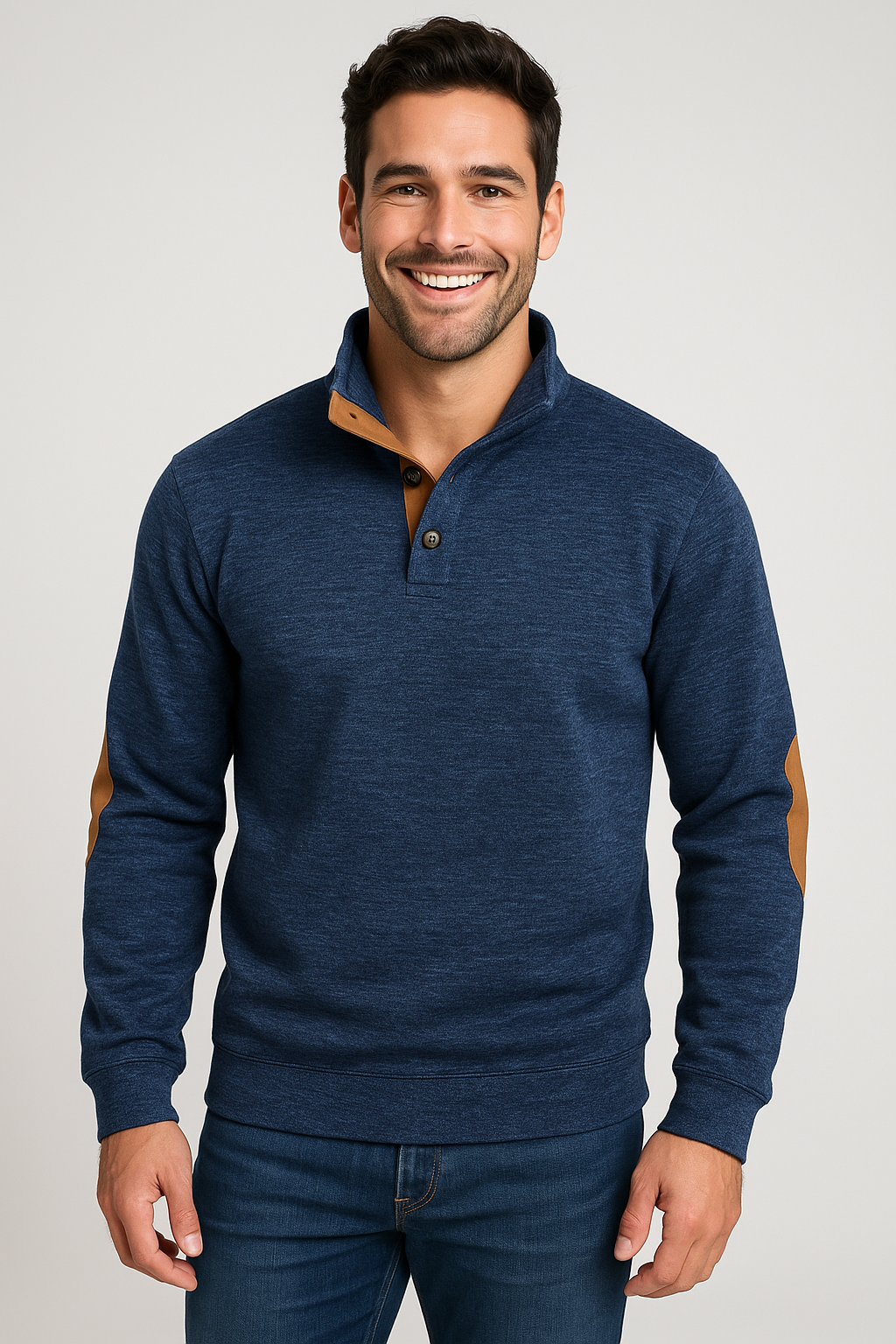 Men's Half Zip Sweater - Warm, Comfortable, and Stylish for Winter