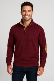 Men's Half Zip Sweater - Warm, Comfortable, and Stylish for Winter