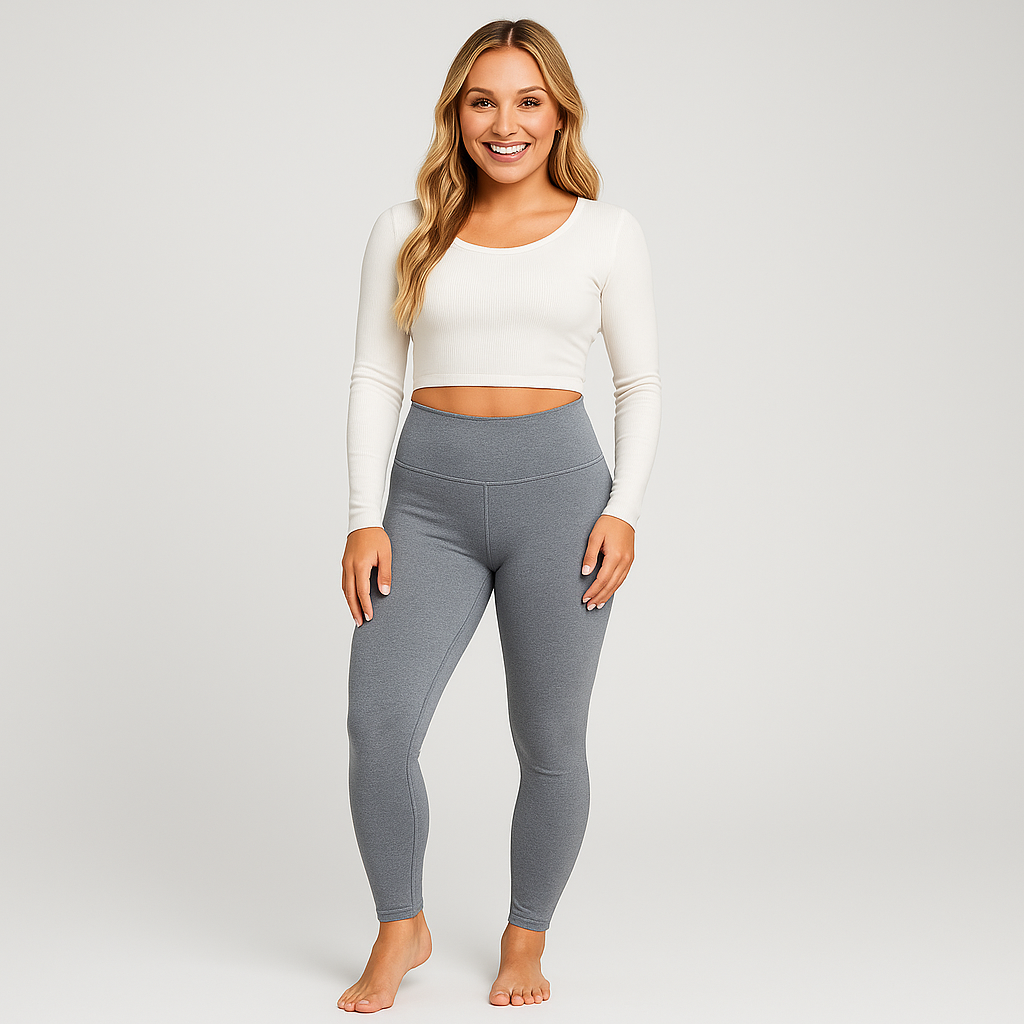 Women's Fleece Lined Leggings - Warm & Stylish Winter Comfort