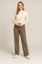 High-Waisted Wide-Leg Pants for Women