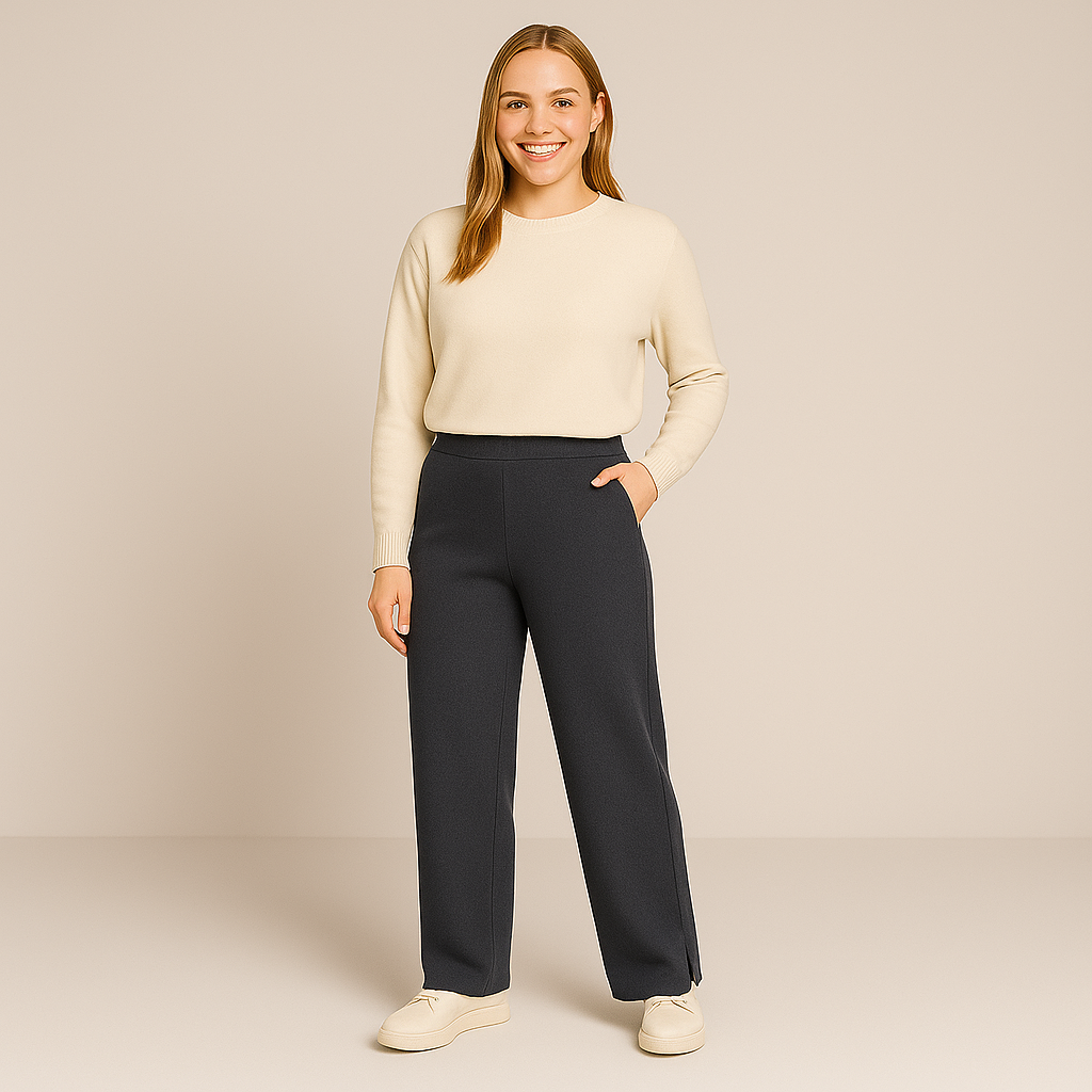 High-Waisted Wide-Leg Pants for Women