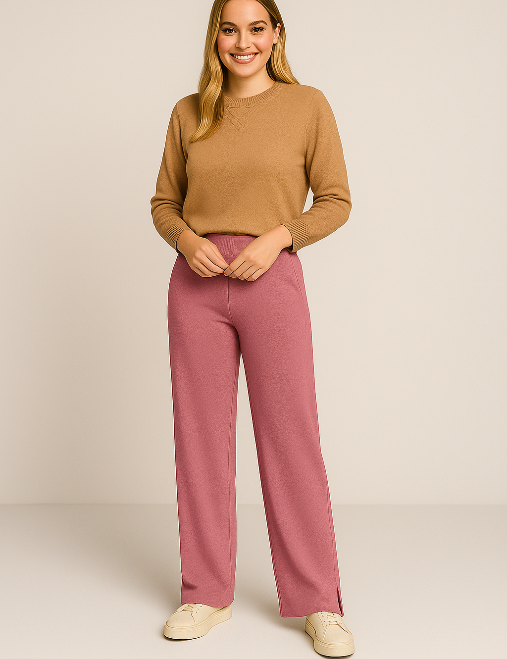High-Waisted Wide-Leg Pants for Women