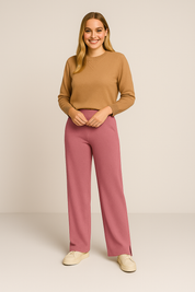 High-Waisted Wide-Leg Pants for Women