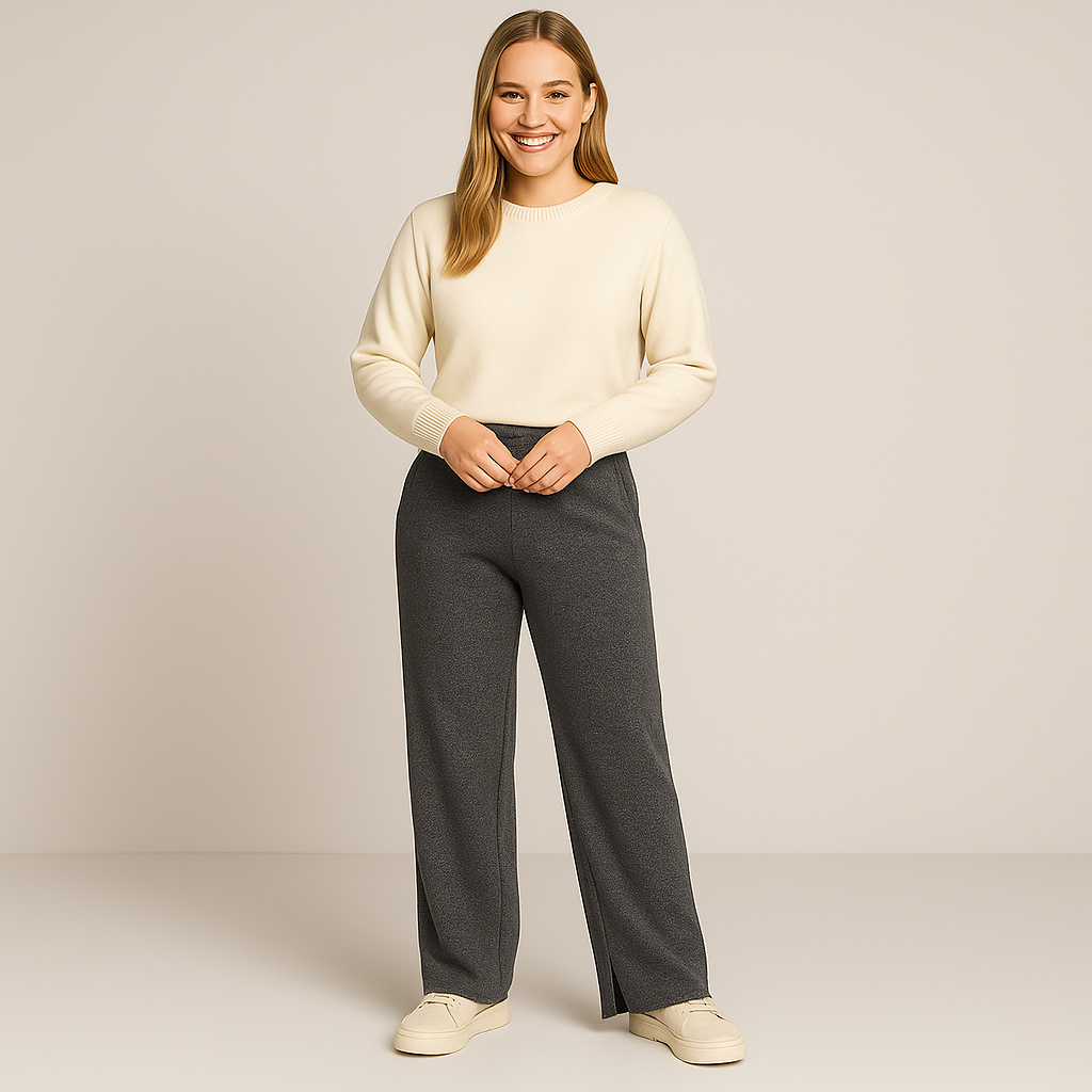 High-Waisted Wide-Leg Pants for Women