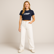 Stylish High-Waisted Wide Leg Jeans for Women