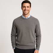 Men's Sweater - Luxurious and Comfortable O-Neck Jumper
