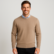 Men's Sweater - Luxurious and Comfortable O-Neck Jumper