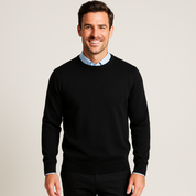 Men's Sweater - Luxurious and Comfortable O-Neck Jumper