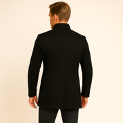 Elegant Mid-Length Structured Coat for Every Occasion