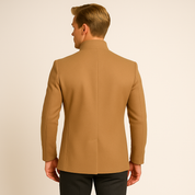 Elegant Mid-Length Structured Coat for Every Occasion