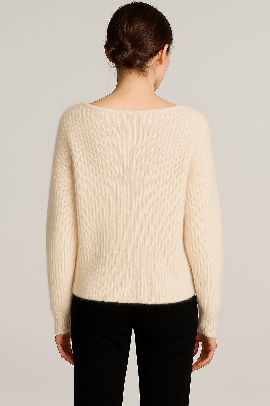 Women's Sweater Pullover - Cozy See-Through Knit for Autumn/Winter