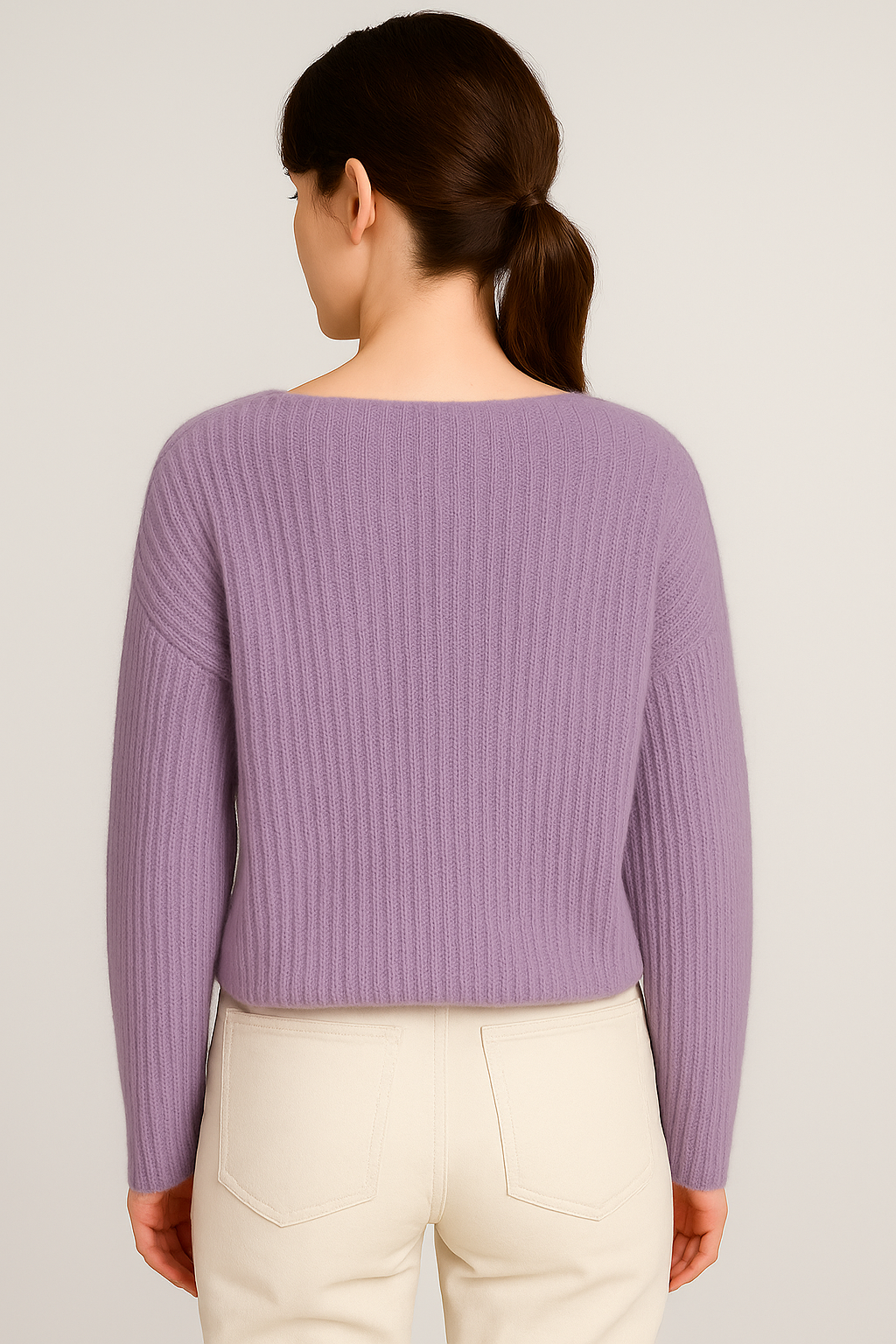 Women's Sweater Pullover - Cozy See-Through Knit for Autumn/Winter