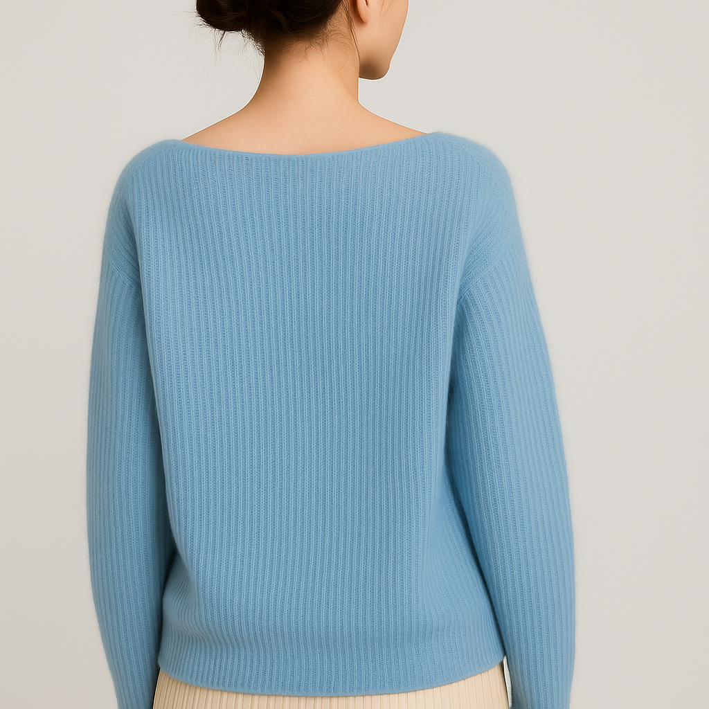 Women's Sweater Pullover - Cozy See-Through Knit for Autumn/Winter