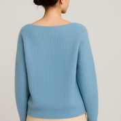 Women's Sweater Pullover - Cozy See-Through Knit for Autumn/Winter