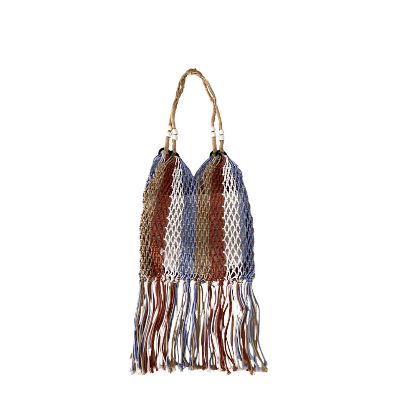 Sunny Wave Woven Tote Bag