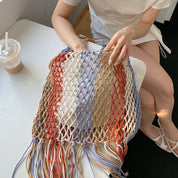 Sunny Wave Woven Tote Bag