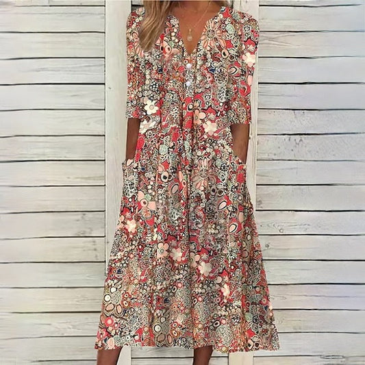 Paige Elegant Floral Summer Dress