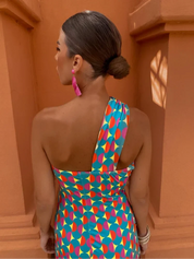 Thea Colorful Summer Maxi Dress