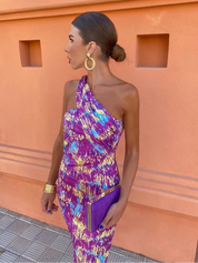 Thea Colorful Summer Maxi Dress