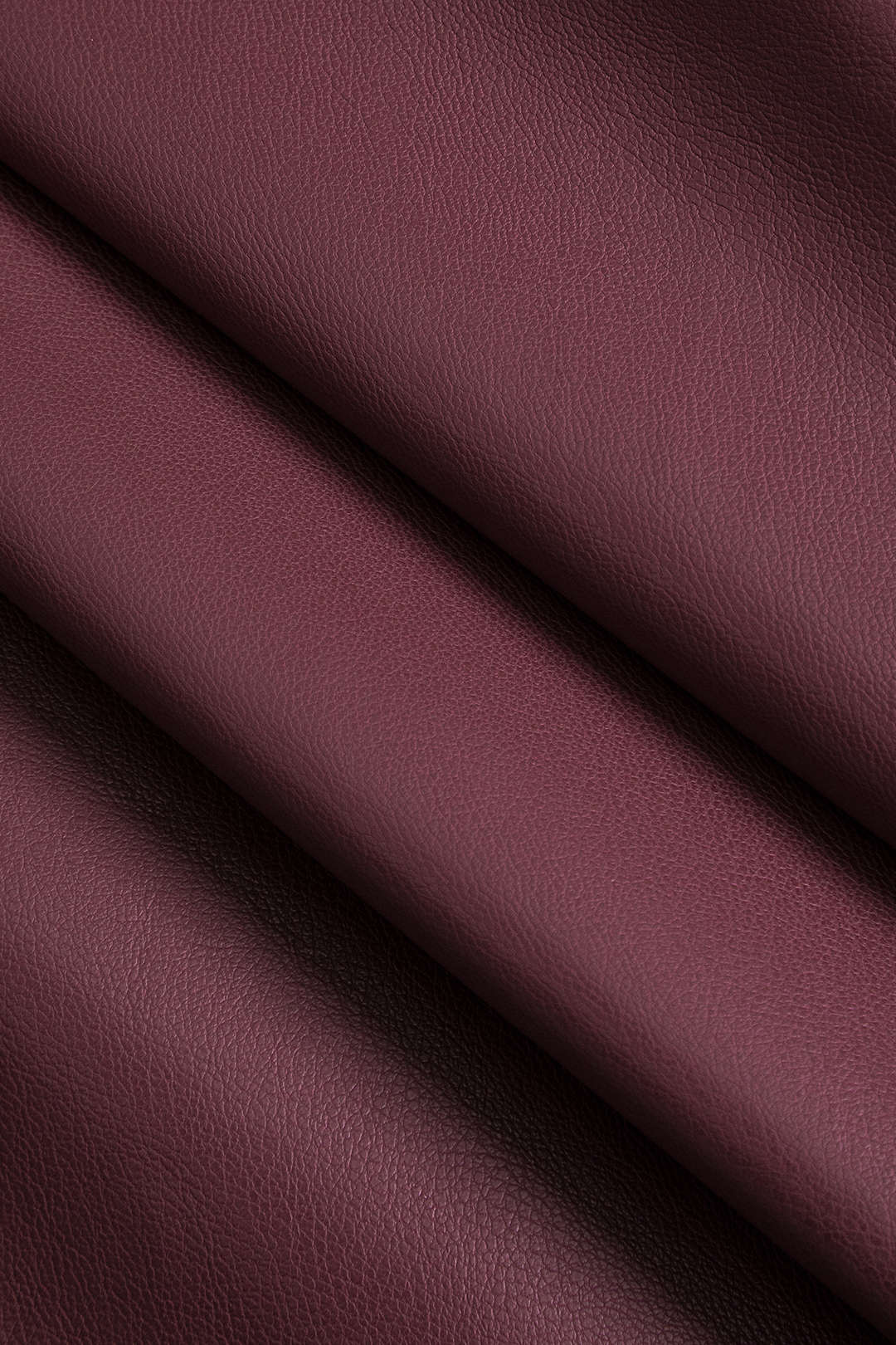 Elegant Bordeaux Faux Leather Trench Coat with Belt and Pockets for Women 3