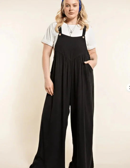 Elsie Linen Bloom Summer Jumpsuit