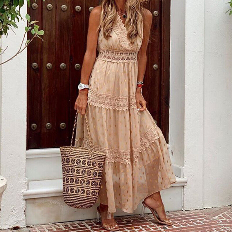 Abby Lace Maxi Summer Dress